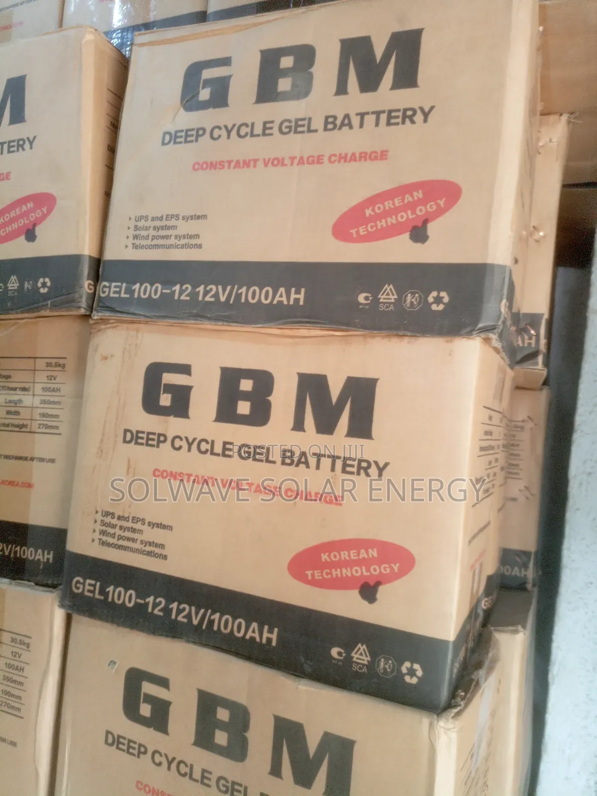 GBM Battery 100ah12v
