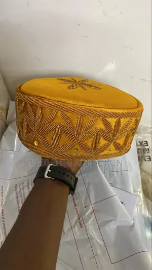 Native Beaded Cap for Groom