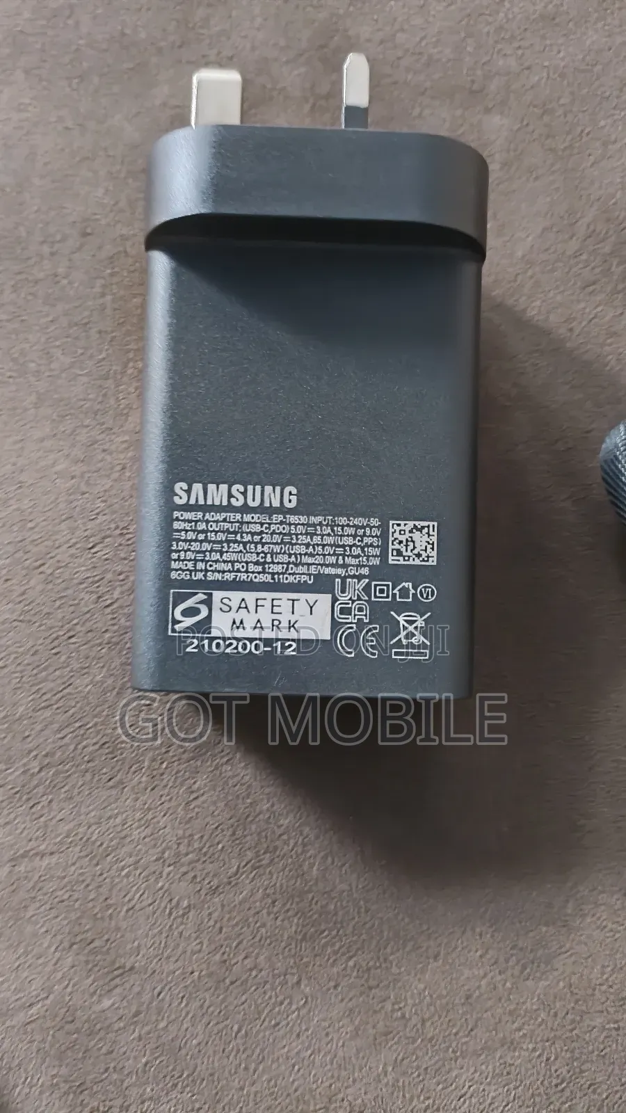 Samsung Super Fast Charger