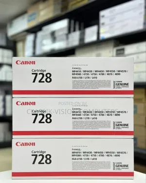 Photo - Original Canon 728 Black Toner