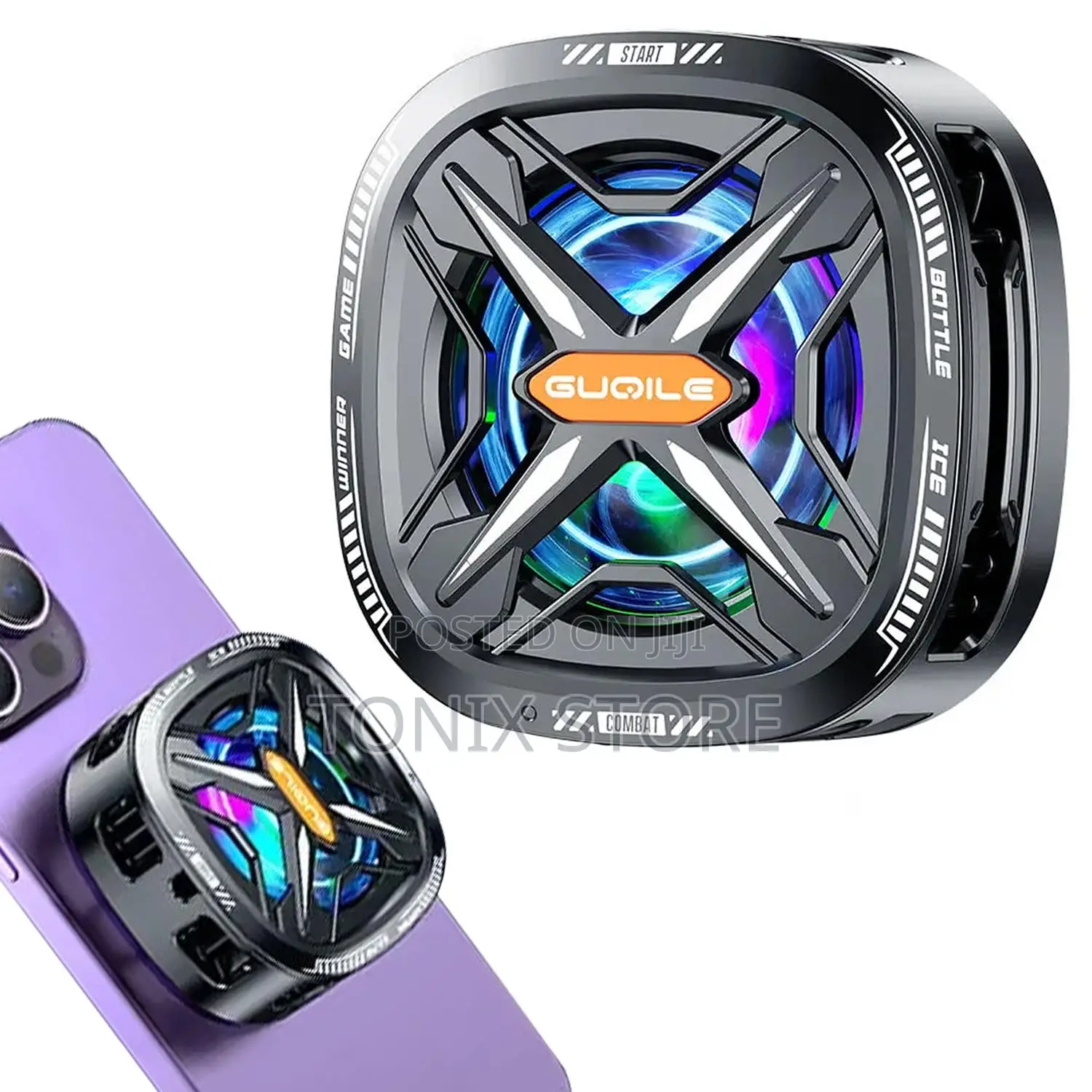 15w Magnetic Cooling Fan With Temperature Indicator