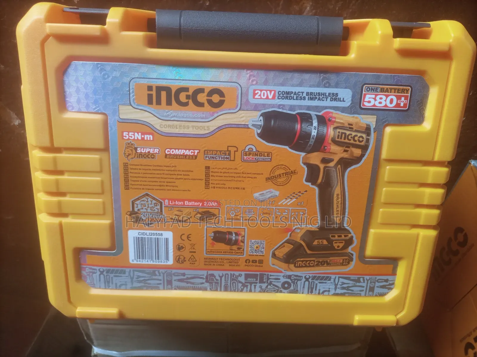 Compact Brushless Cordless Impact Drill