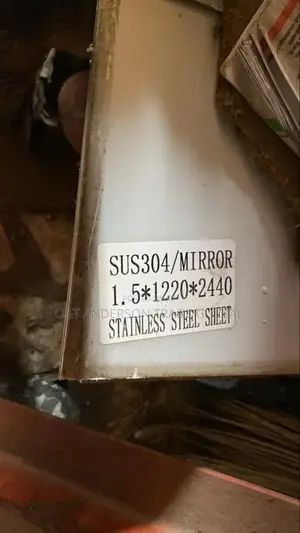 1.5mm Mirror Sheet 304 Stainless
