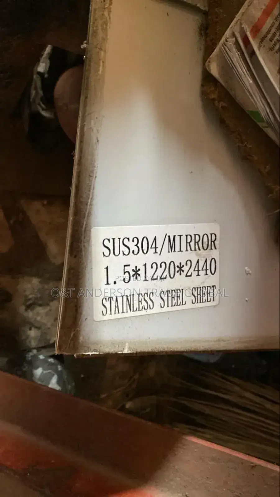 1.5mm Mirror Sheet 304 Stainless