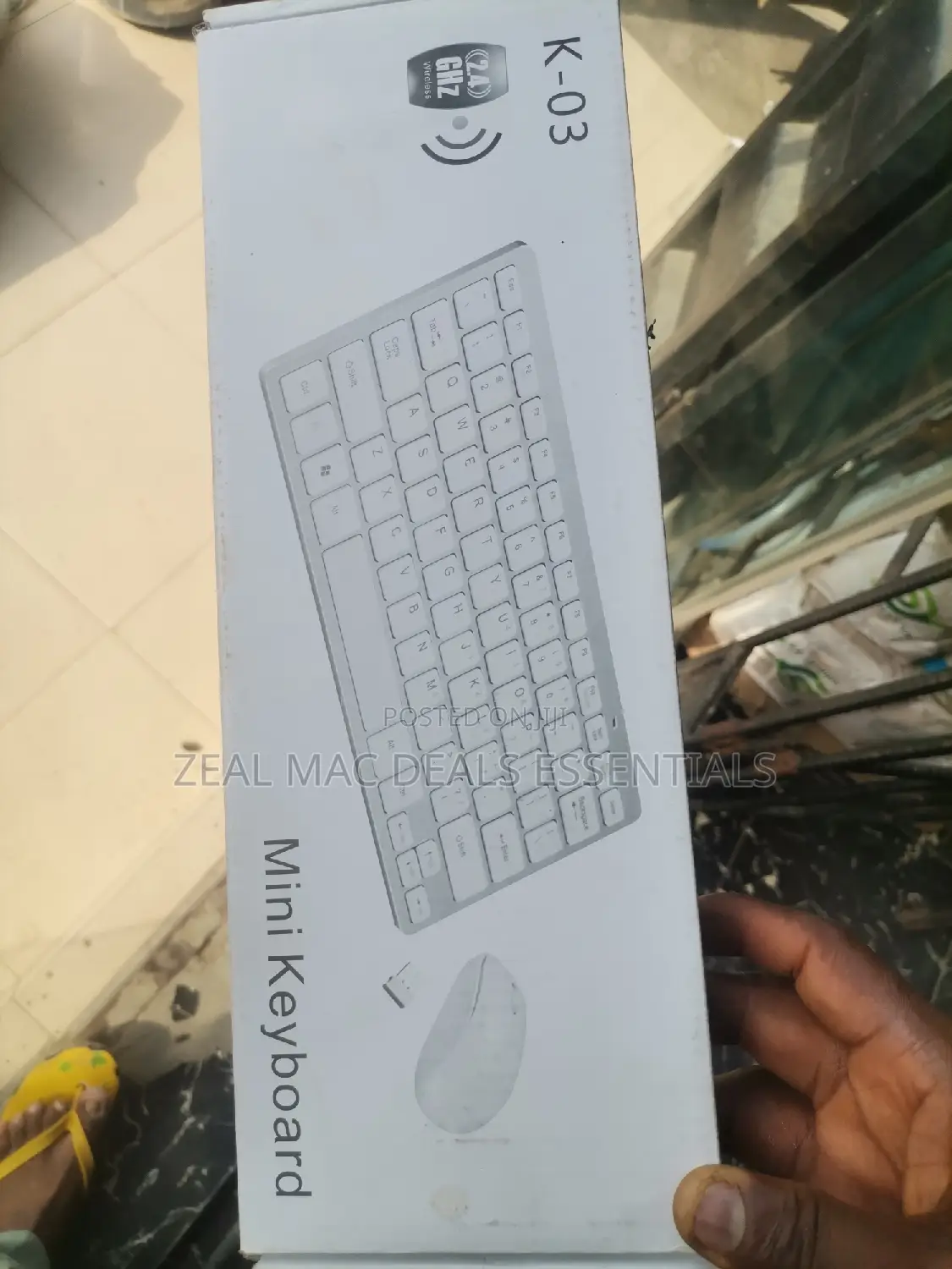 Mini Wireless Computer Keyboard and Mouse