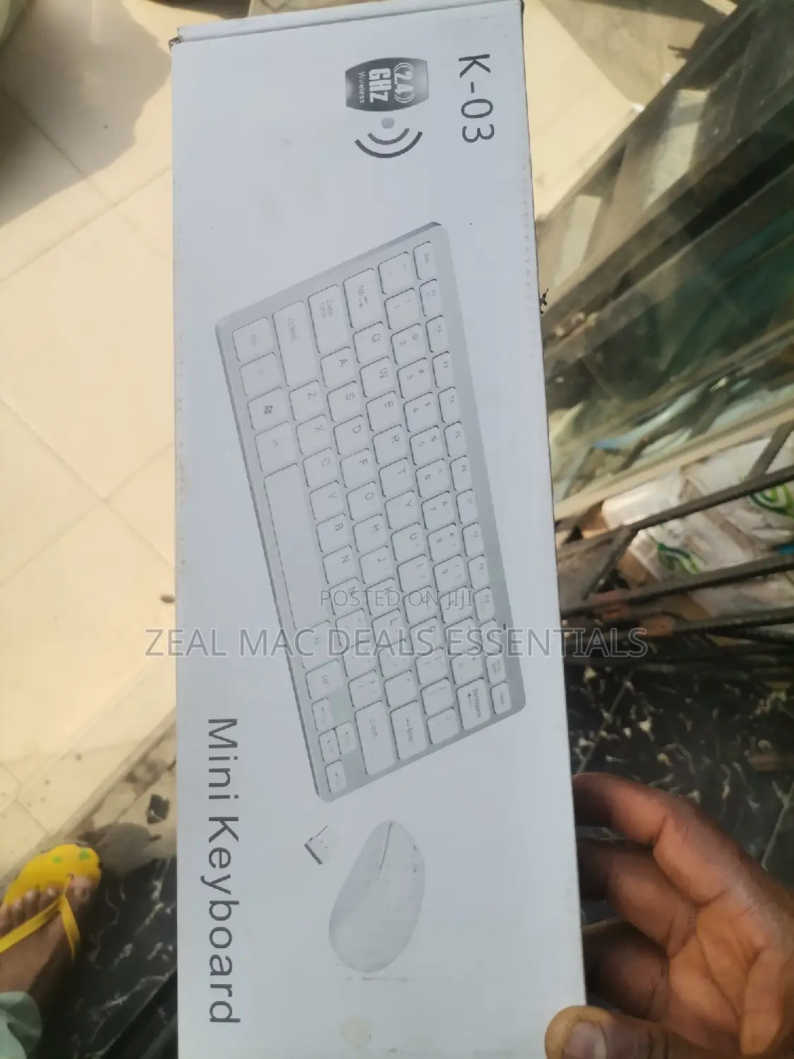Mini Wireless Computer Keyboard and Mouse