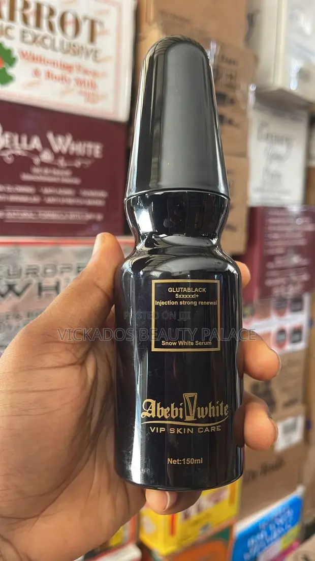Abebi White Gluta Black Lotion for sale - VICKADOS BEAUTY PALACE  Price:   34,000 on Jiji.ng [Ojo]