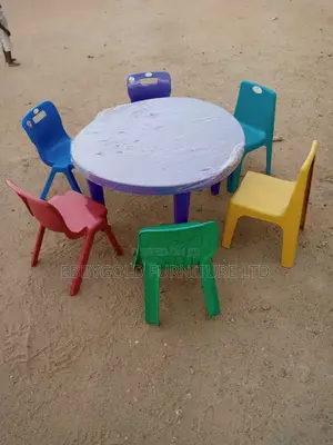 One Baby Table and Four Chairs