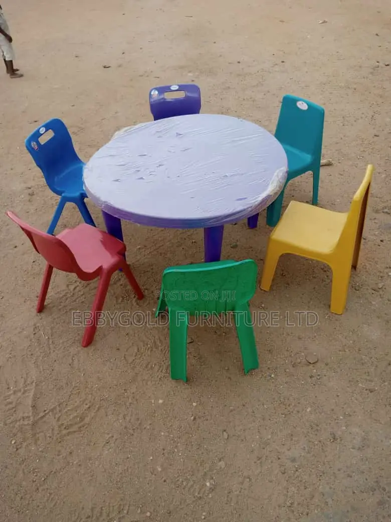 One Baby Table and Four Chairs