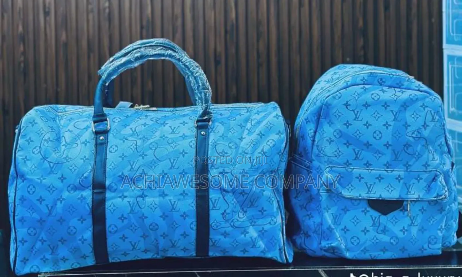 Lv Duffle Bag and Backpack
