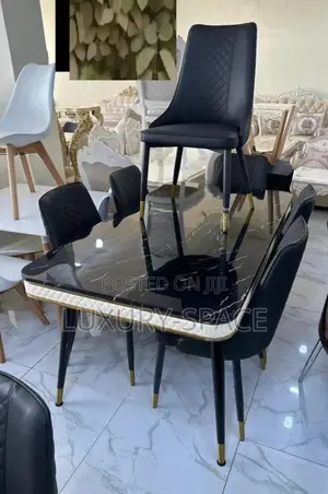 High Quality Marble Dining Set With 6 Chairs