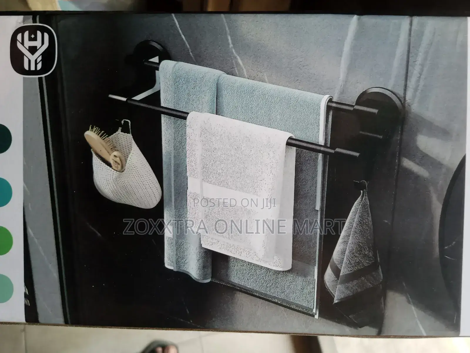 Wall Attachable Towel Rack