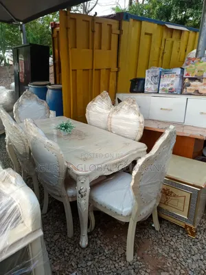 6 Seaters Foreign Marble Dining Set