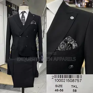 High End Turkish Double Breasted 2pcs Men’S Suit