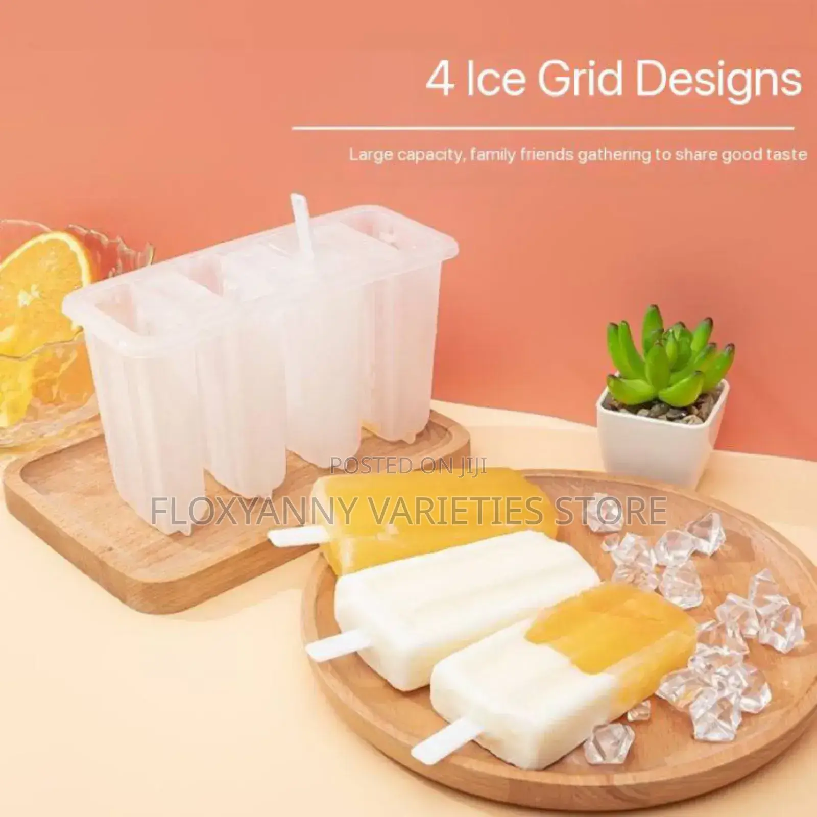 4pc Popsicle Ice Cream Mould