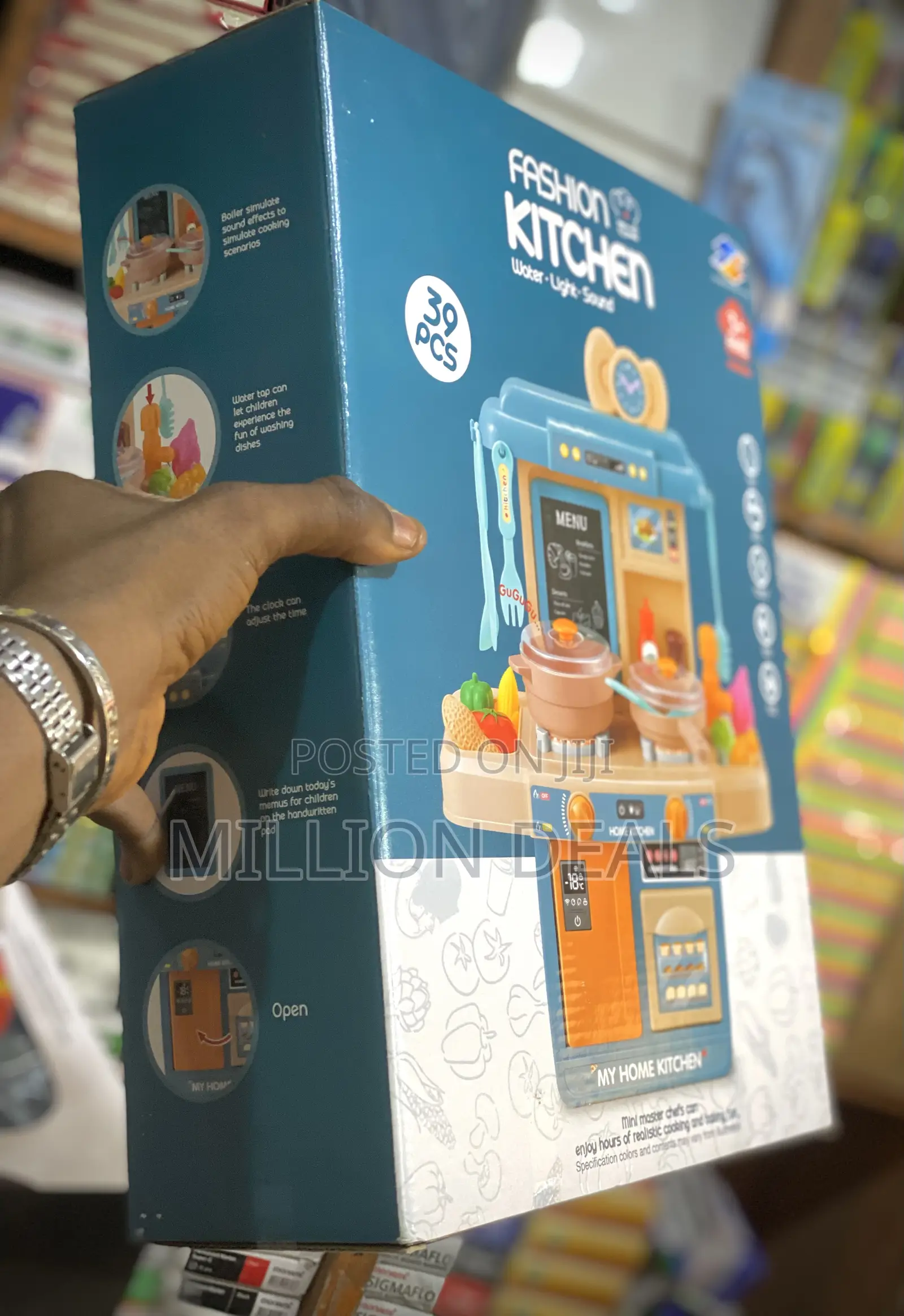 Unique Kids Fashion Kitchen Toy Water Light Sound Age3+