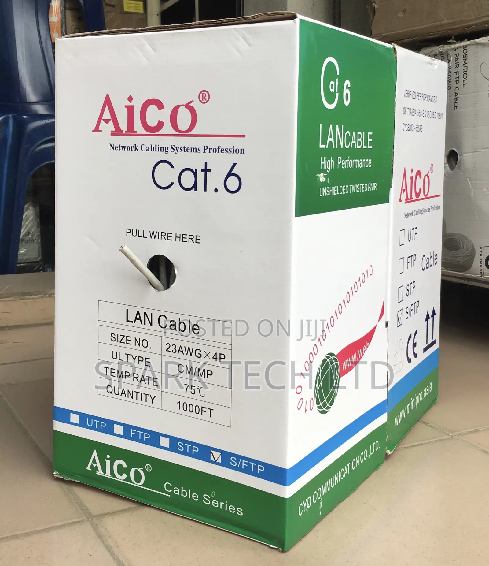 Aico Lan Cat 6 Cable