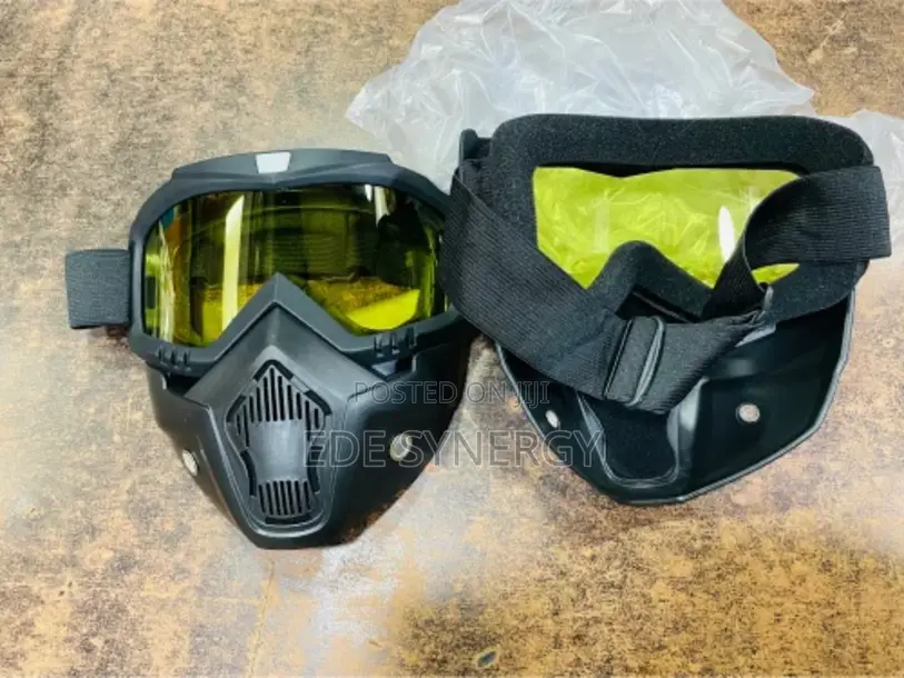 Goggle Windproof Dirt Shield With Soft Foam Padded Detachabl