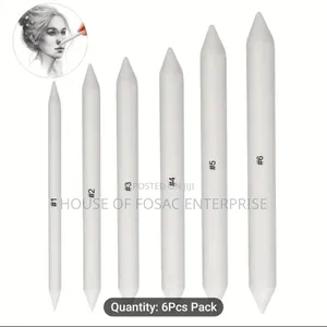 Photo - 6pcs Blending Stump and Tortillion (Paper Art Blenders)