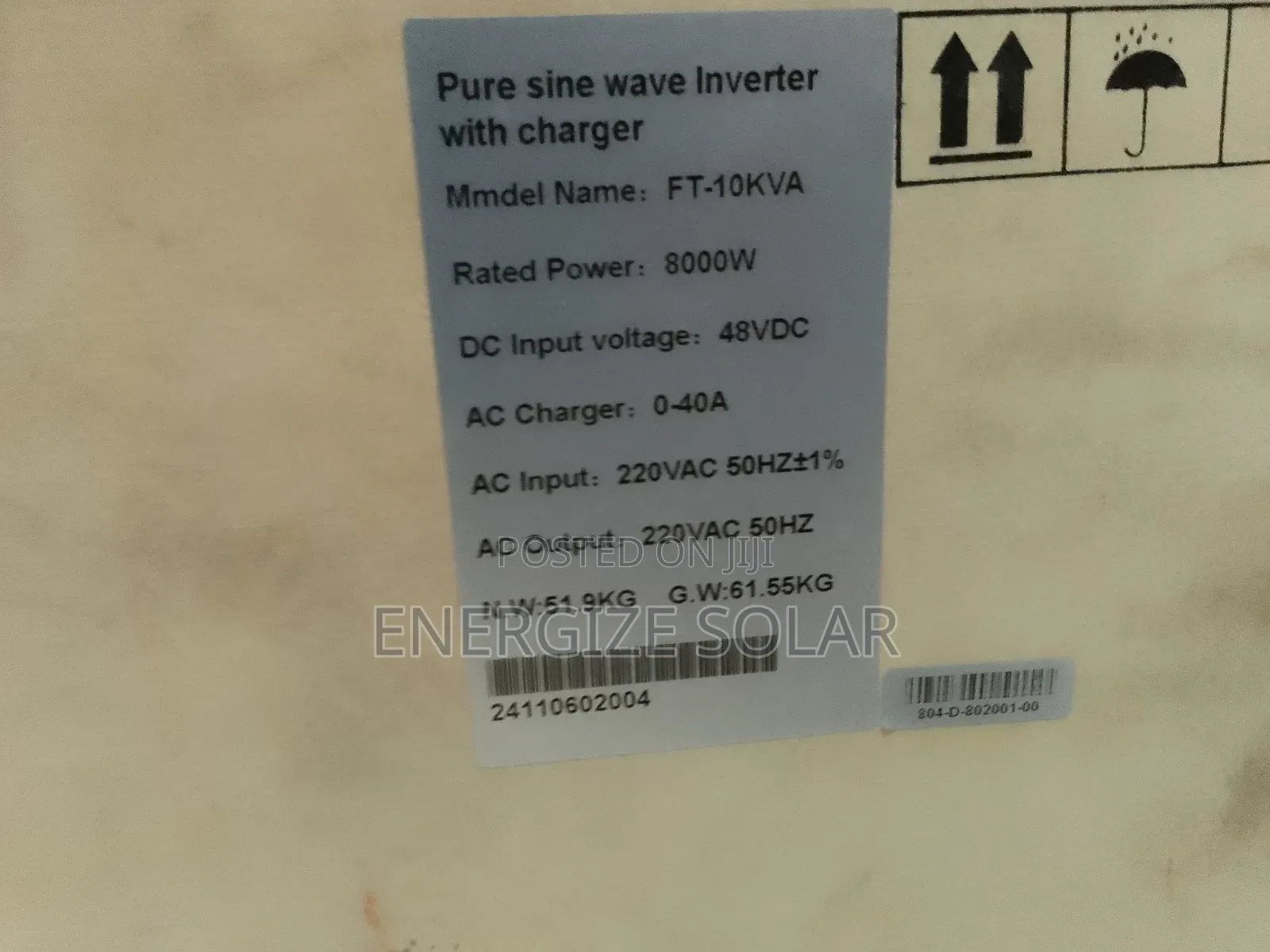 10kva 48v Diamond Transformer Based Inverter