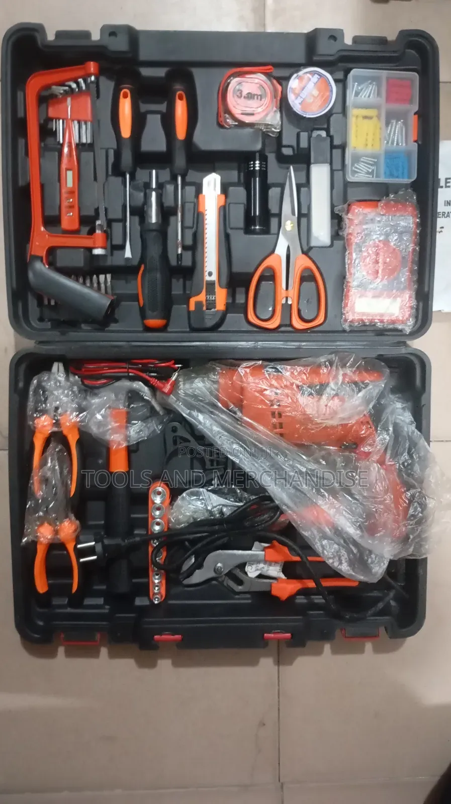 Electrical Tools Box With Drill Machine