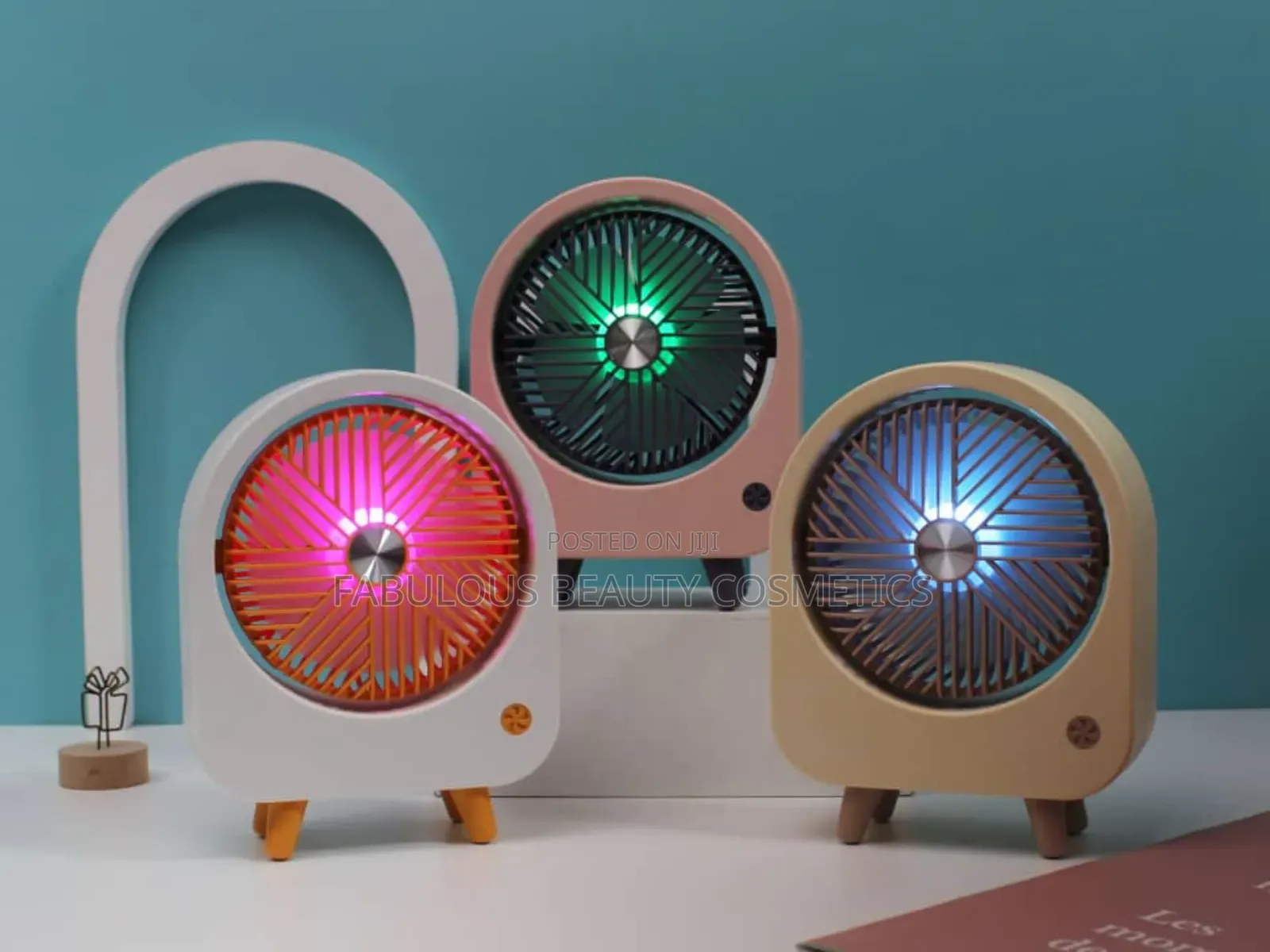 Rechargeable Desk Fan 6in Desktop Table Fans