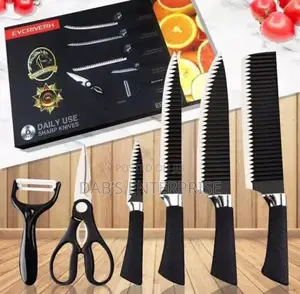 6 Pieces Kitchen Knife
