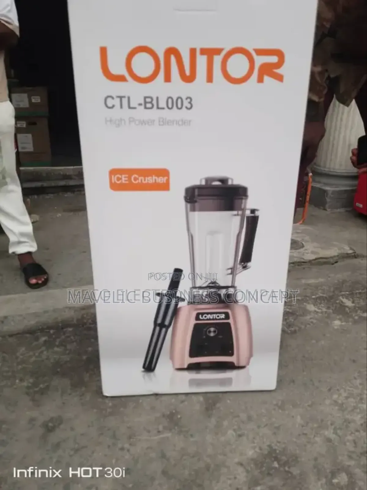 Ice Crusher Lontor Blender