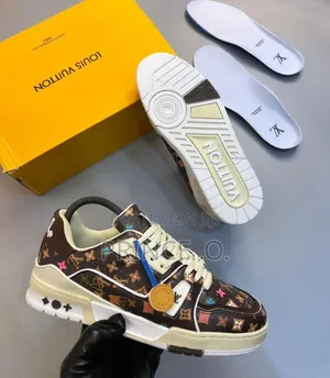Top-Notch Louis Vuitton Leather Sneakers