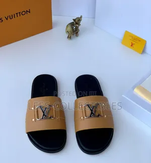 Best Quality Louis Vuitton Leather Slippers
