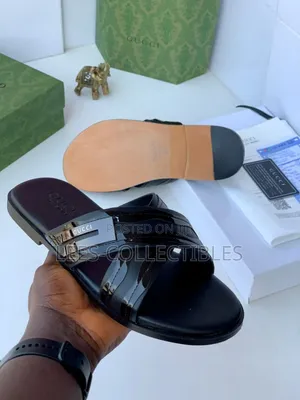 Original Black Gucci Slippers