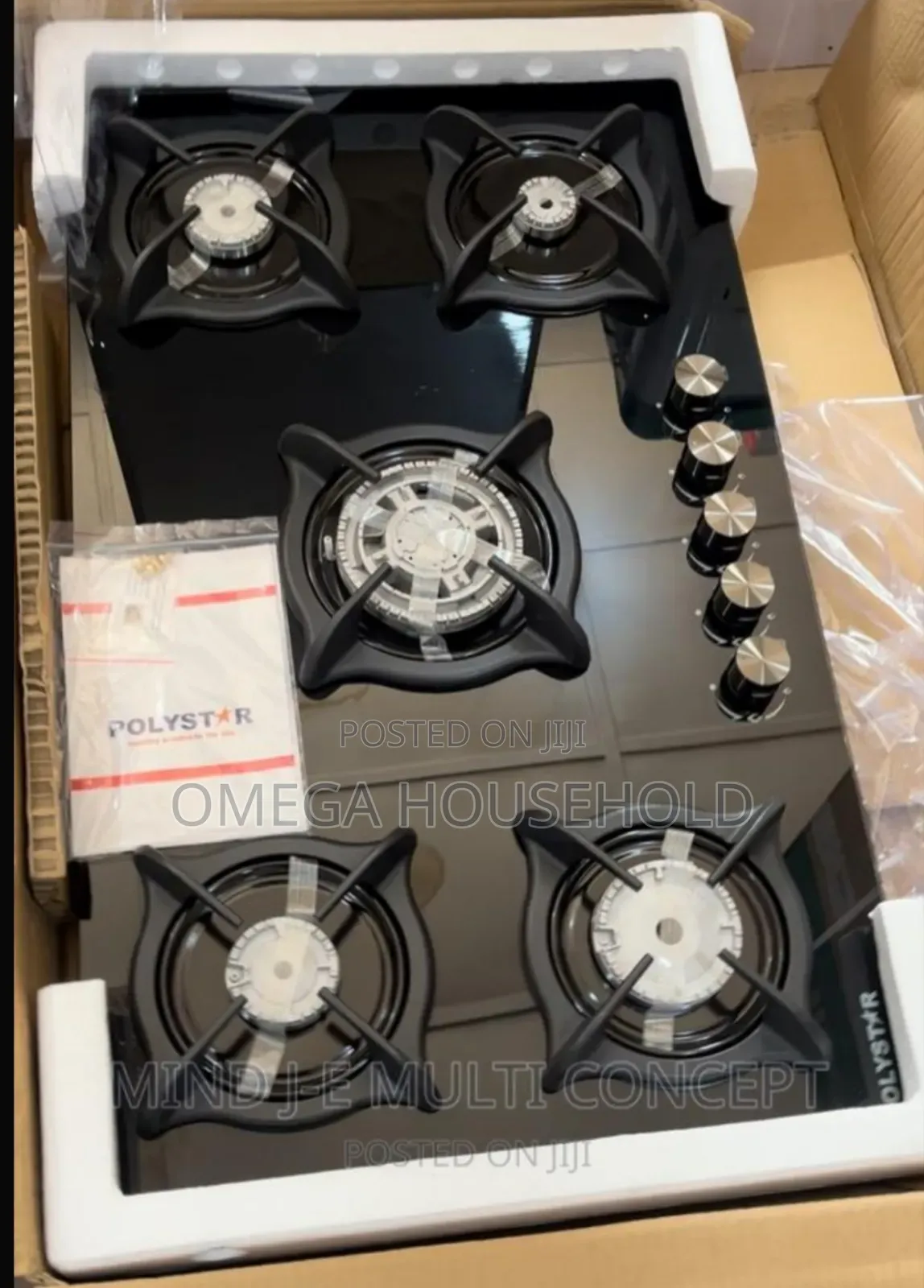 90cm Polyester Gas Hulb 5 Burner
