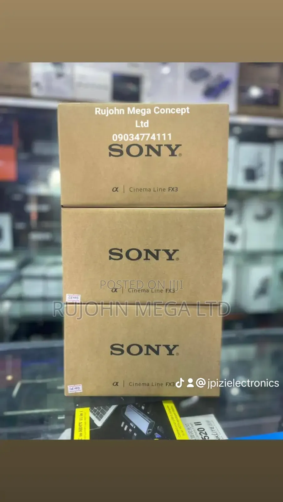 Sony Fx3 Full Frame Digital Camera