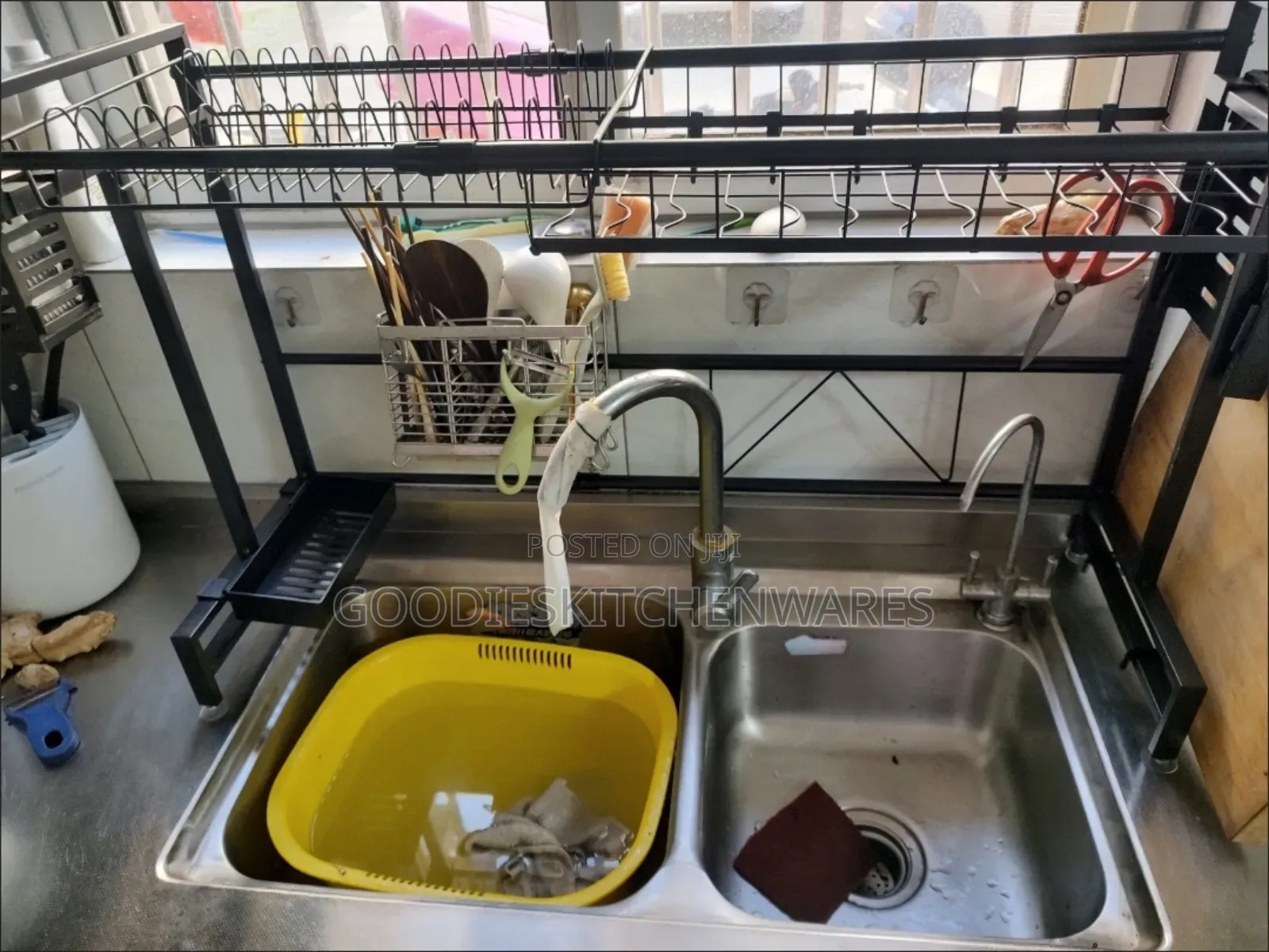 Extendable Over the Sink Dish Rack