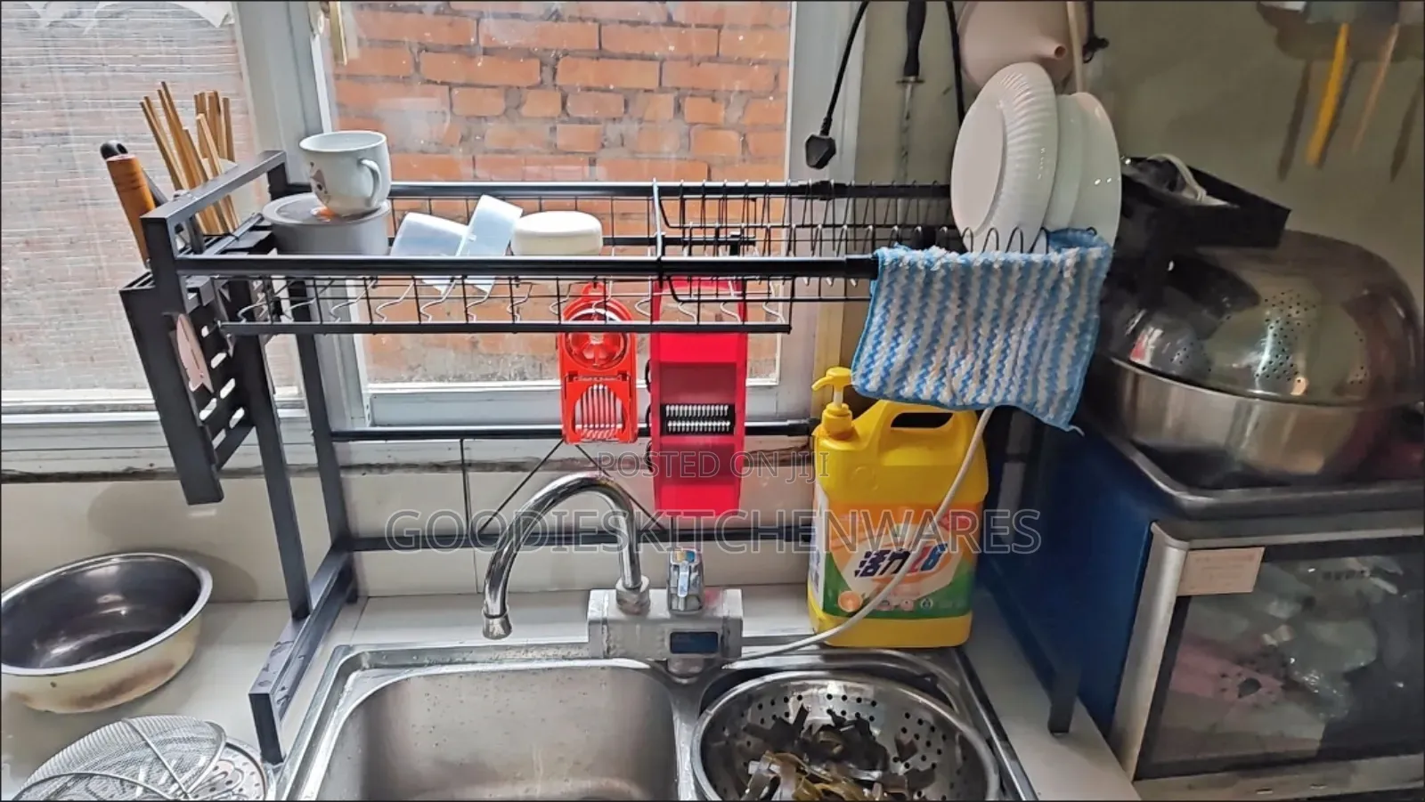 Extendable Over the Sink Dish Rack