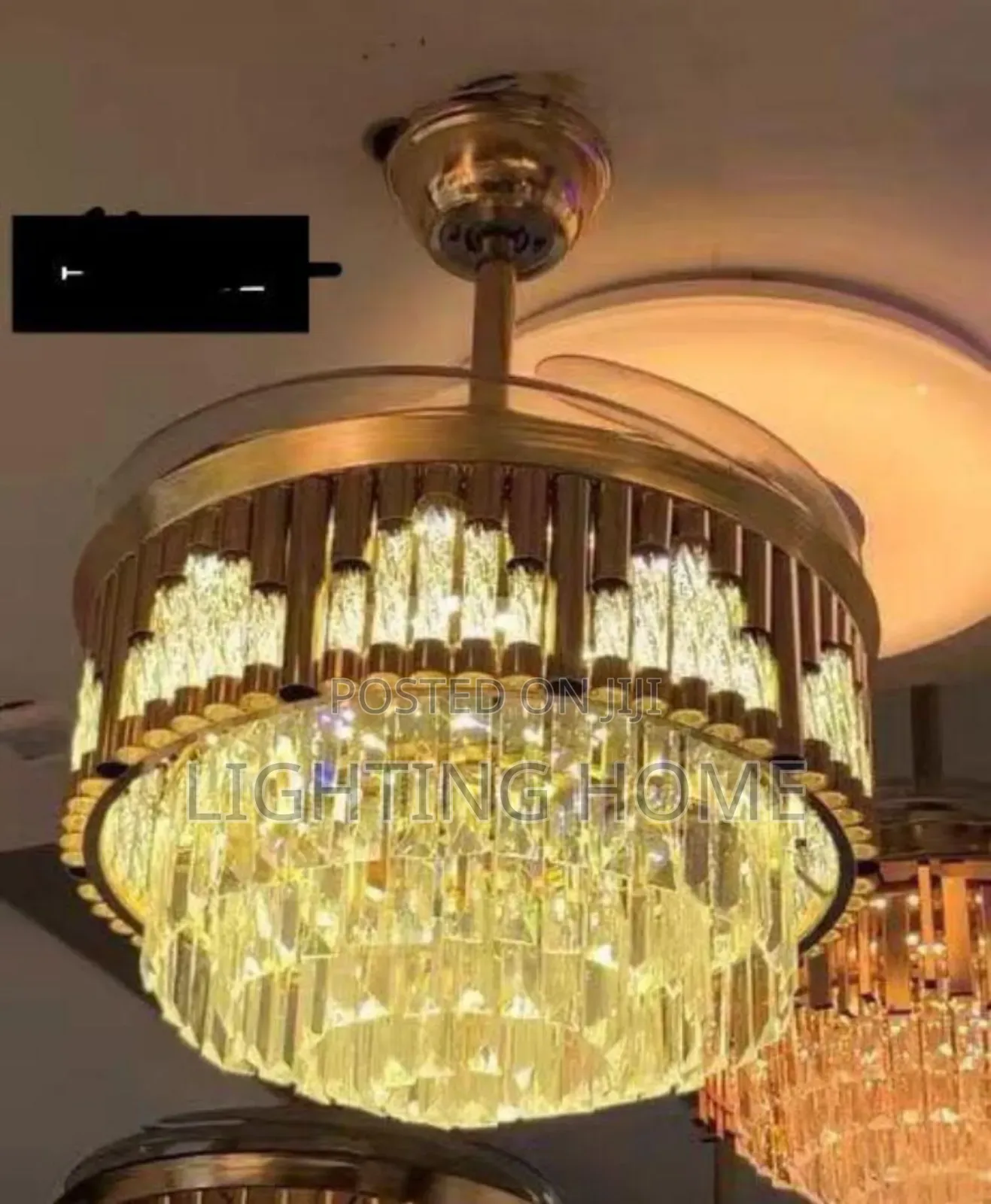 Crystal Fan Light