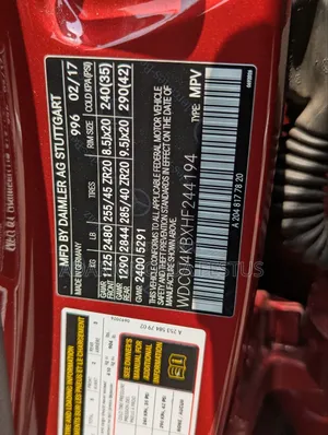 Mercedes-Benz GLC-Class 2018 Red
