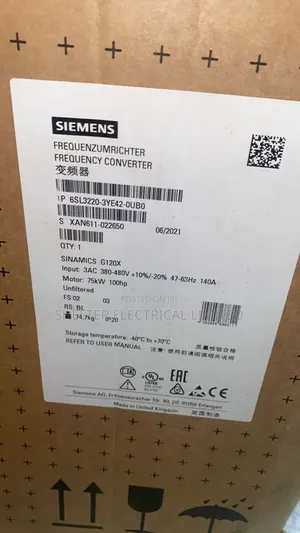 75kw Siemens Frequency Inverter