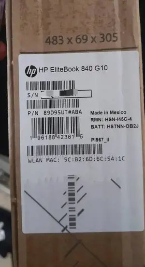 New Laptop HP EliteBook 840 10 16GB Intel Core I7 SSD 512GB
