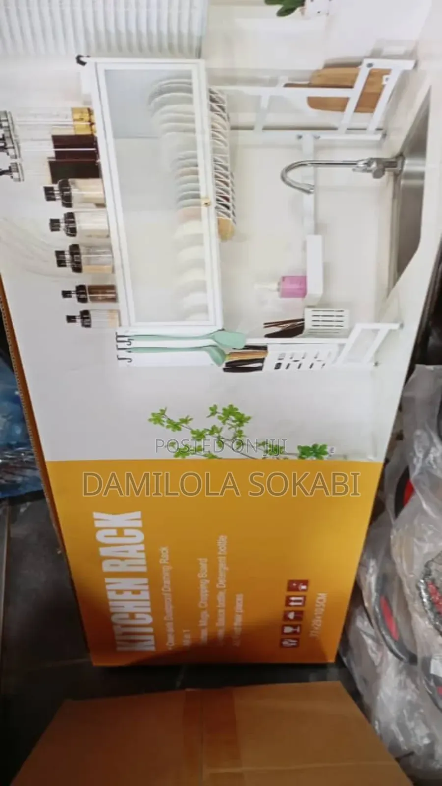 Large-Capacity Dustproof Plate Cabinet Rack