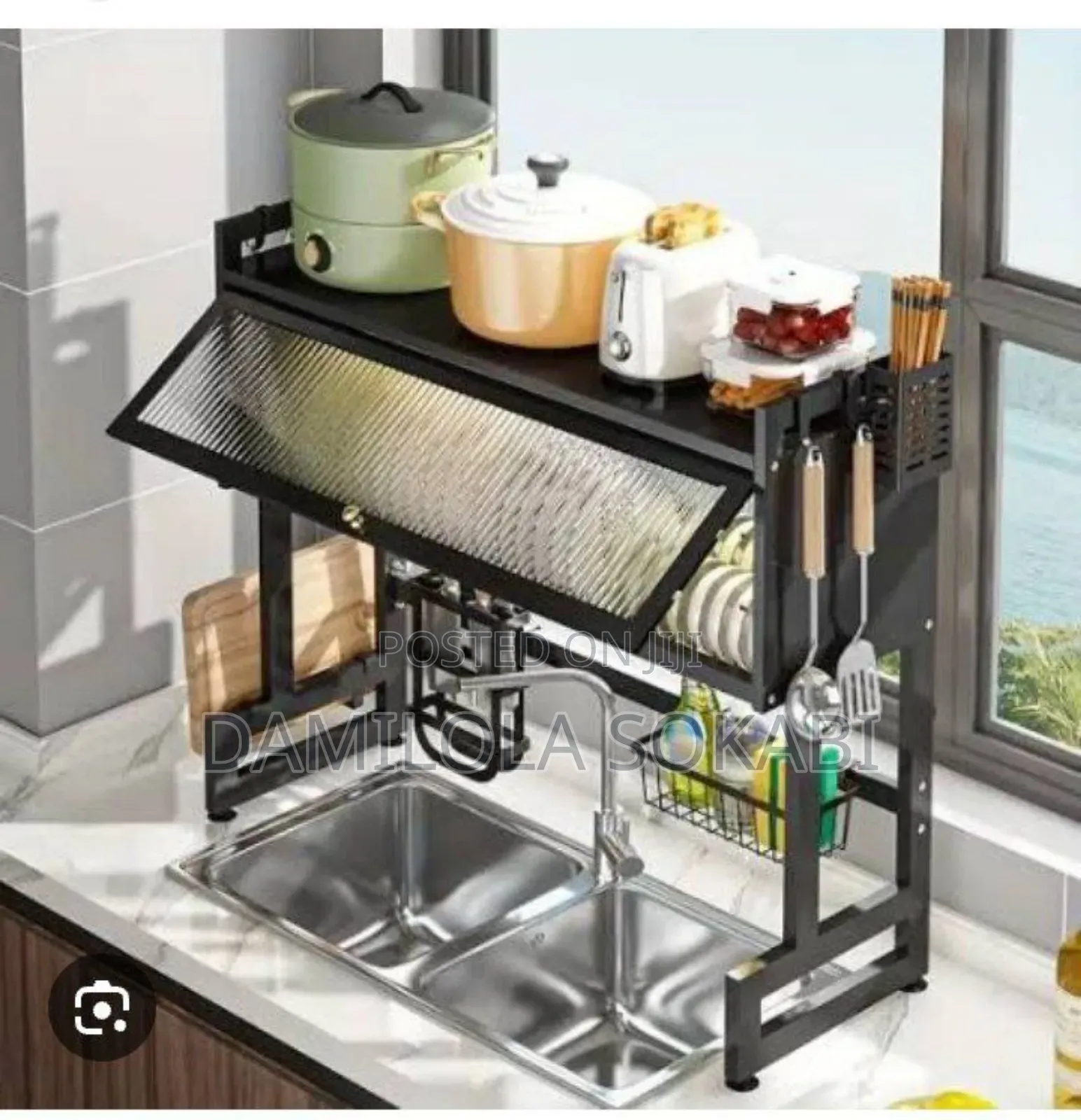 Large-Capacity Dustproof Plate Cabinet Rack