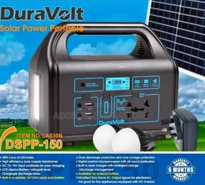Duravolt Portable Power Station With Solar Panel| 150w