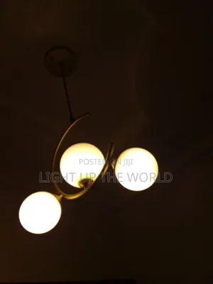 Gold Drop Light With Led