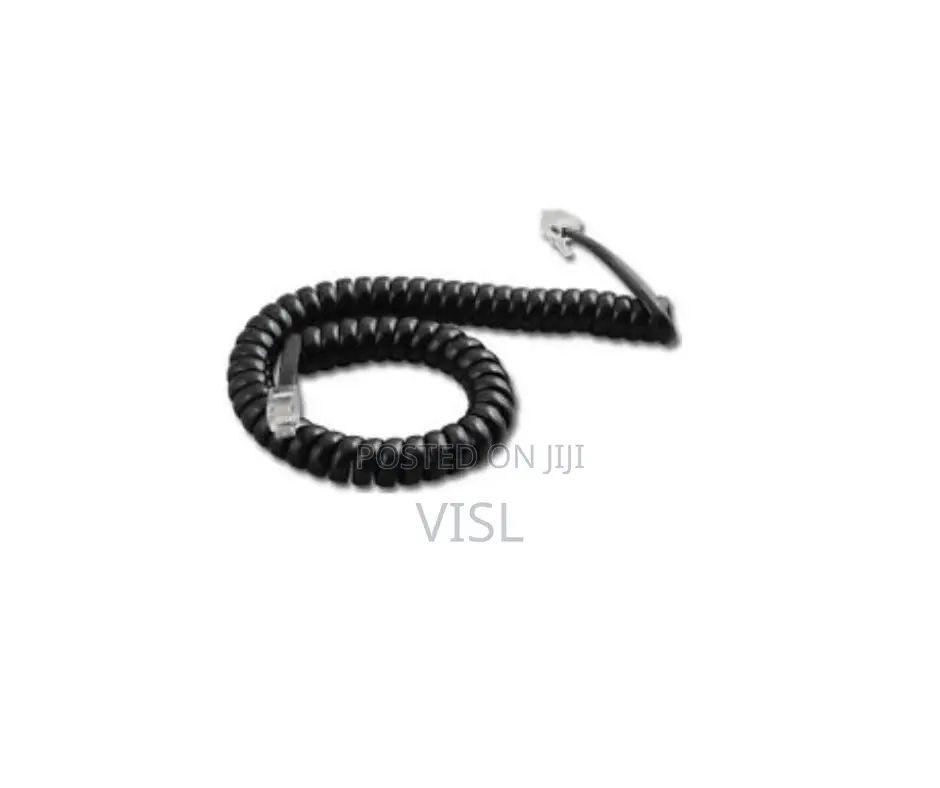 Avaya 7' Coiled Handset Cord