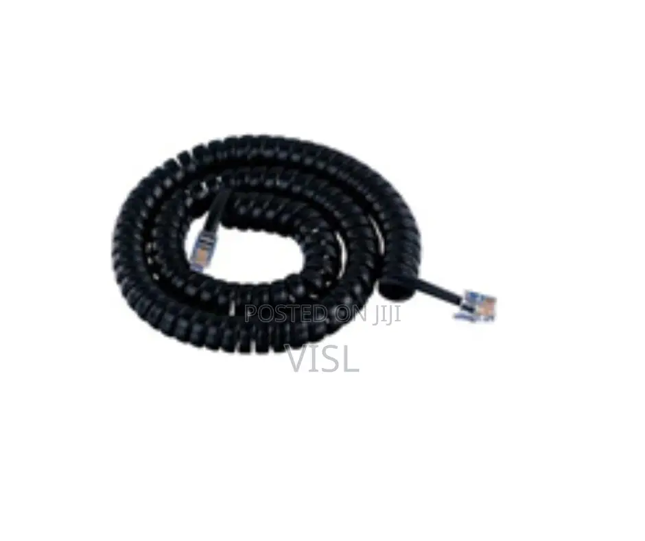 Avaya 12' Coiled Handset Cord