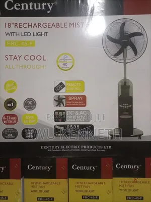 Century Mist Rechargeable Fans