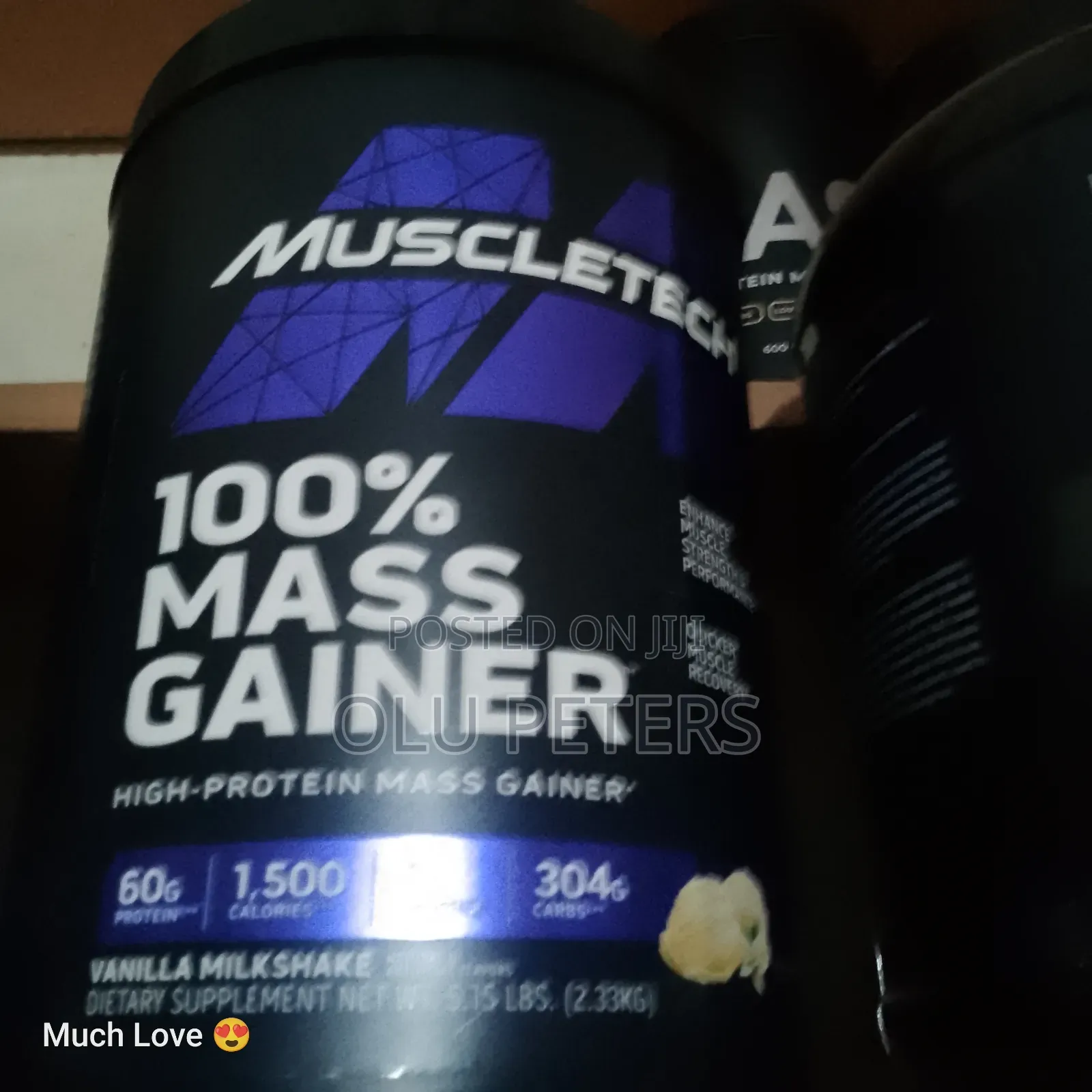 Muscletech 100% Mass Gainer Vanilla