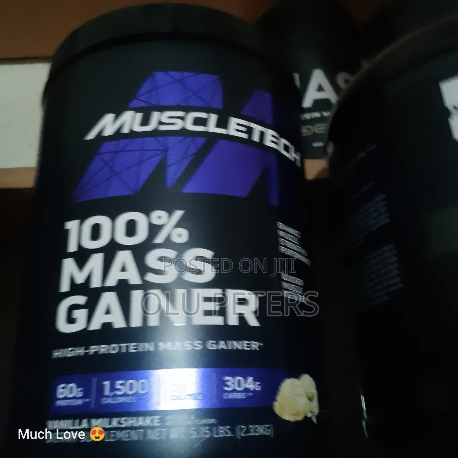 Muscletech 100% Mass Gainer Vanilla