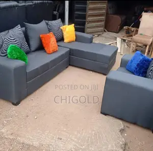 Gray L Shaped With Good Quality Material Is Available