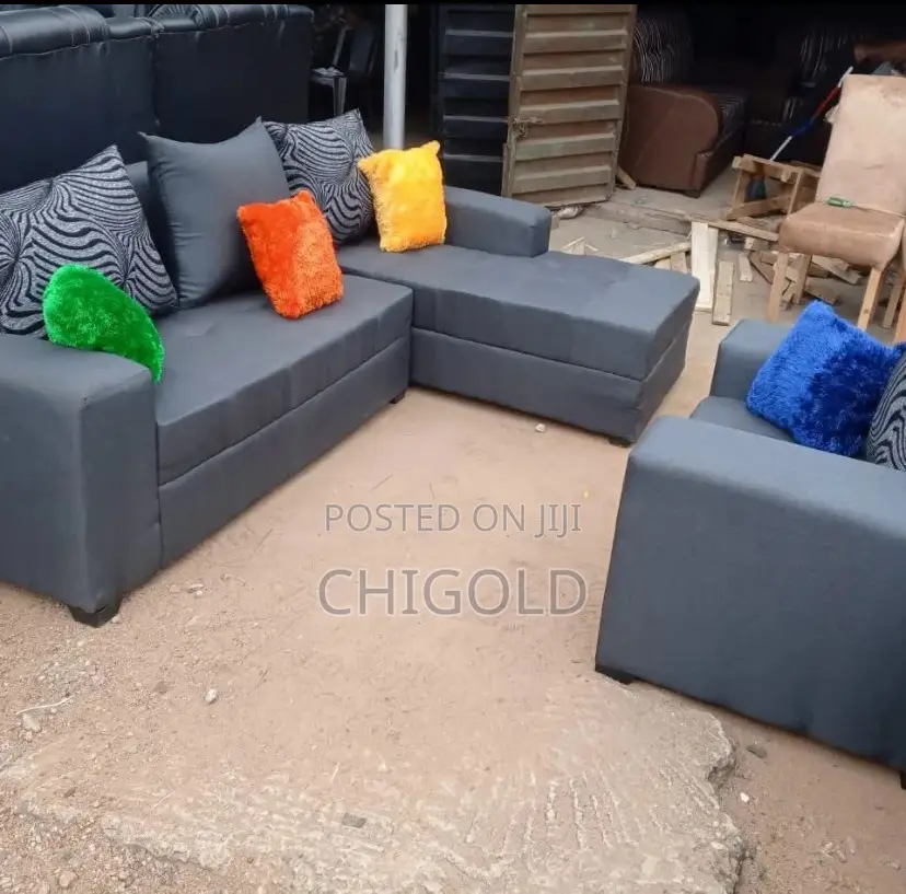 Gray L Shaped With Good Quality Material Is Available